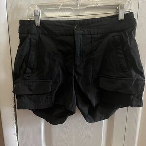 Athleta Outdoor Hiking Performance Black Women's Cargo Shorts